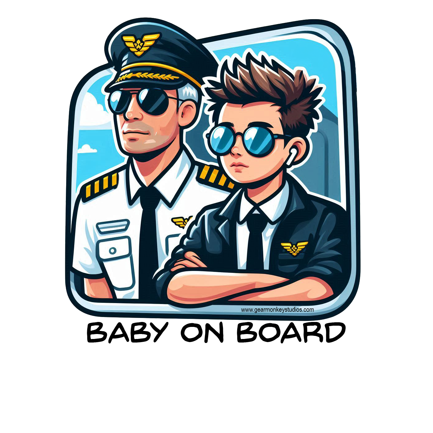Baby On Board sticker