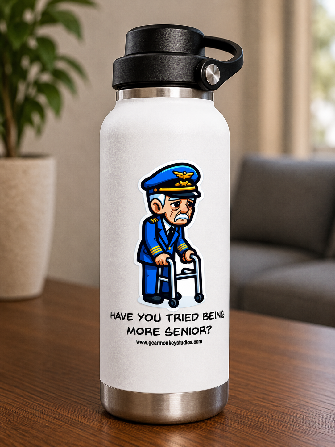 Have you tried being more senior? Sticker