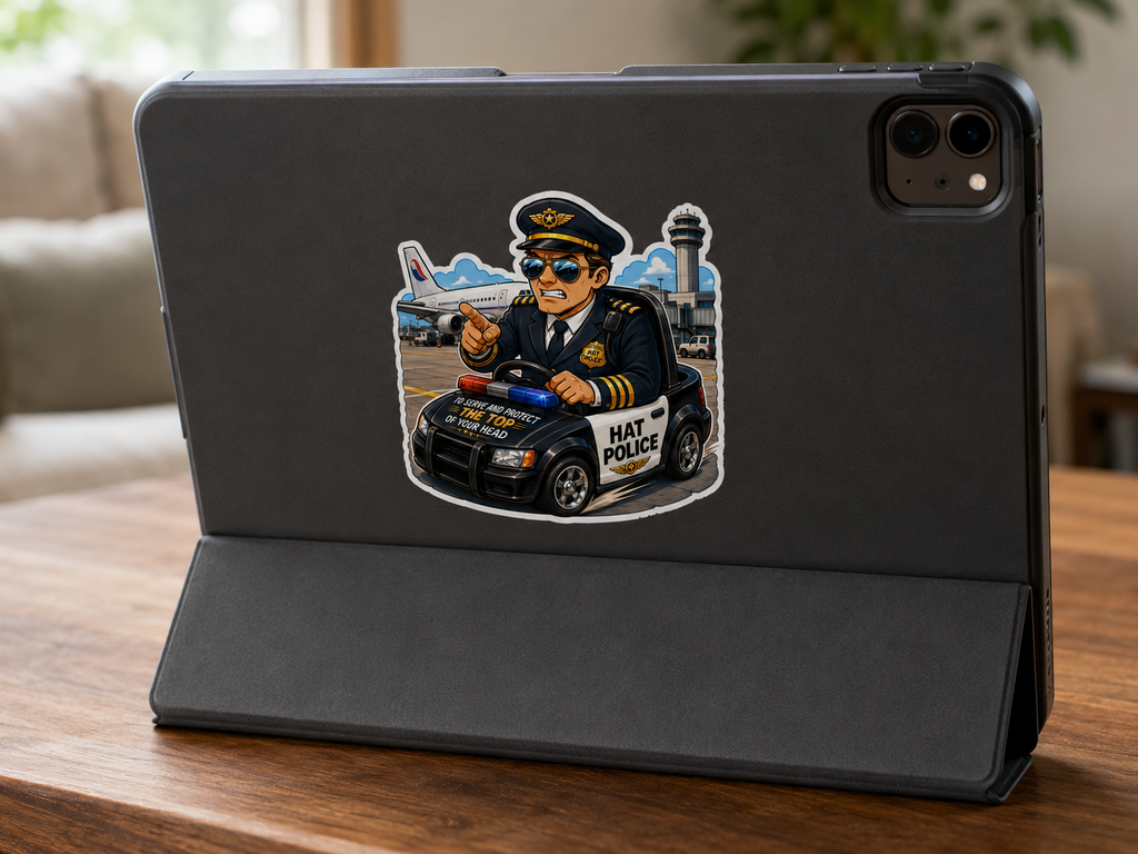 The Hat Police Sticker