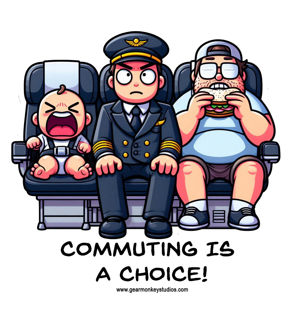 Commuting is a Choice! Sticker