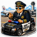 The Hat Police Sticker