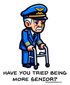 Have you tried being more senior? Sticker