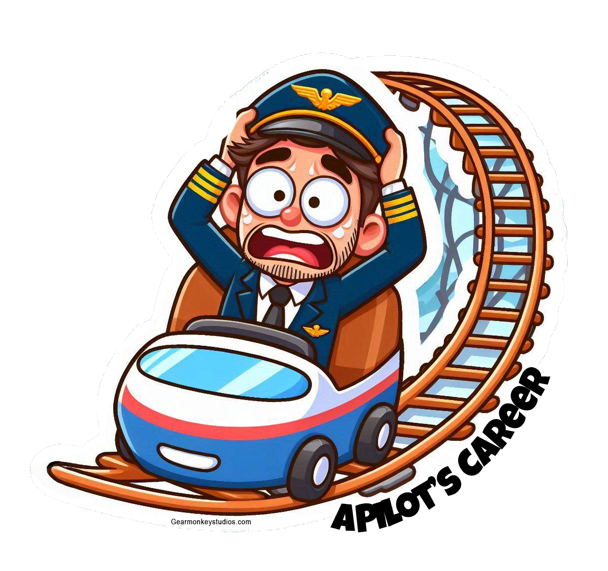 A Pilot's Career Sticker