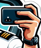 Male Pilot Influencer Sticker
